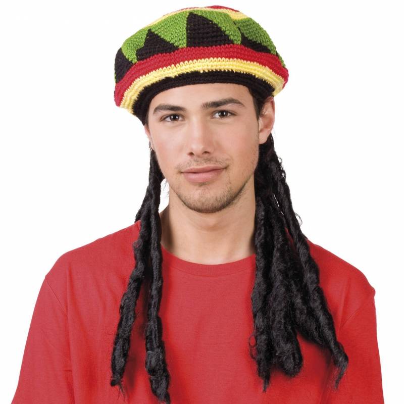 Accessoire perruque de rasta ou pirate dreadlocks