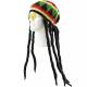 Perruque dreadlocks avec chapeau rasta Jamaïque