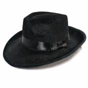 Chapeau borsalino noir en velours