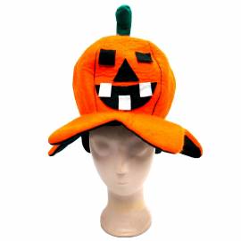 chapeau d'halloween en forme de citrouille pour adulte