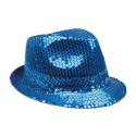 Chapeau Popstar sequins de couleur