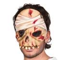 Masque d'une tête de mort de pirate en latex