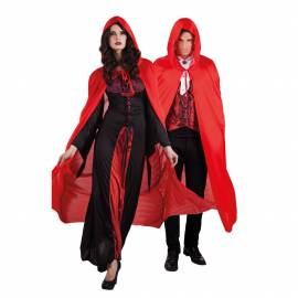 Cape vampire a capuche en polyester 180 cm