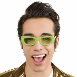 Lunettes de couleur carrées dites "Eddie Neon"