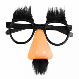Pack Charlot : Nez, lunettes, sourcils et moustaches