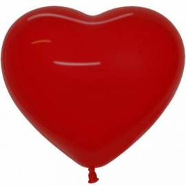 10 ballons de couleur en forme de coeur