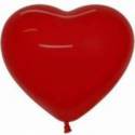 10 ballons de couleur en forme de coeur