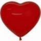 10 ballons de couleur en forme de coeur