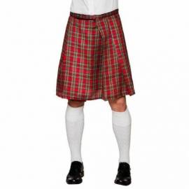 Kilt écossais rouge ou vert