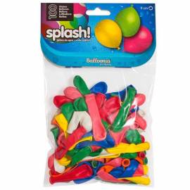 100 ballons multicolores pour bombes à eau