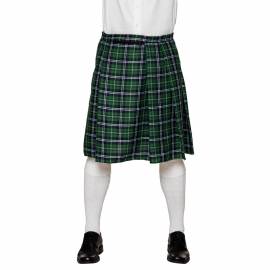 Kilt écossais rouge ou vert