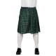 Kilt écossais rouge ou vert