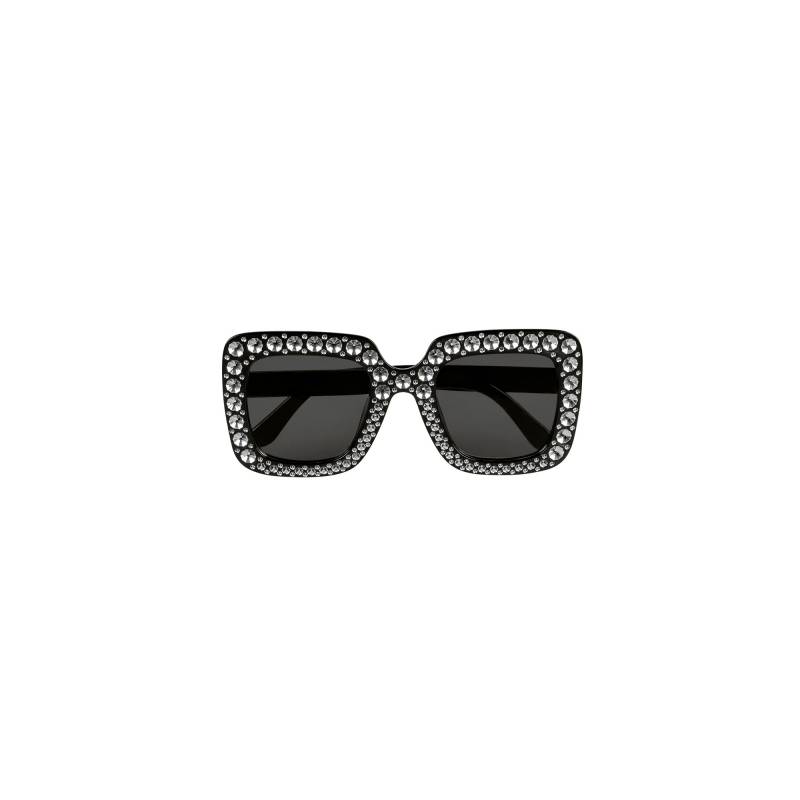 lunettes bling bling noir