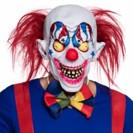 masque en latex creepy clown adulte
