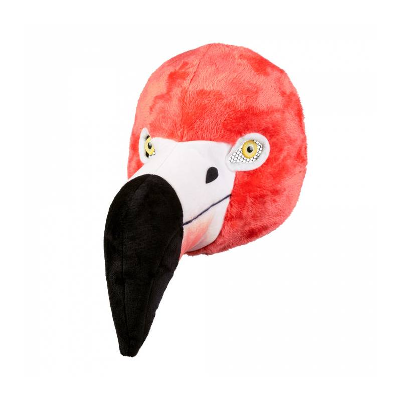 masque peluche flamant