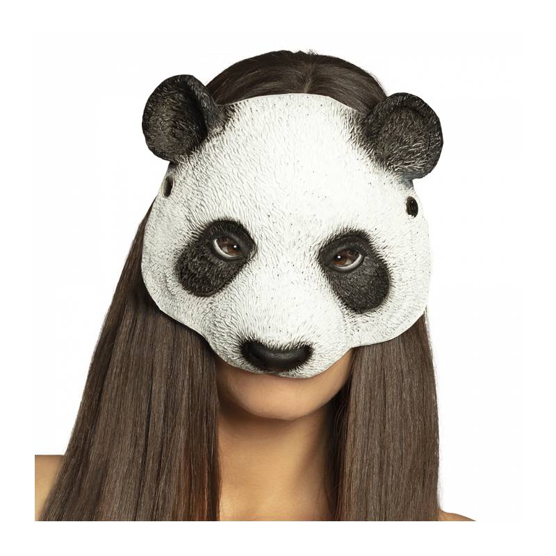 Demi masque en mousse Hibou ou Panda