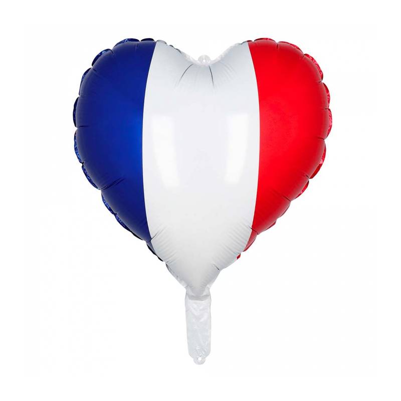 Ballon en aluminium coeur FRANCE (40x45cm)