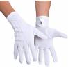Gants blancs avec boutons pression XL
