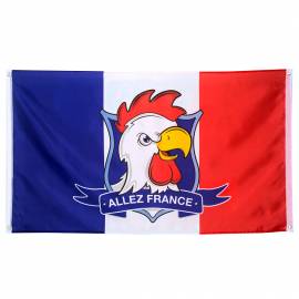 Drapeau coq allez la france