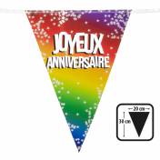 Guirlande de fanions joyeux anniversaire