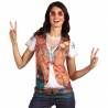Tee shirt réaliste hippie