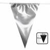 Guirlande de fanions aluminium argent