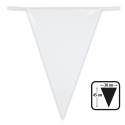 Guirlande de fanions blanc
