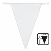 Guirlande de fanions blanc