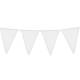 Guirlande de fanions blanc