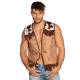 Gilet western mixte