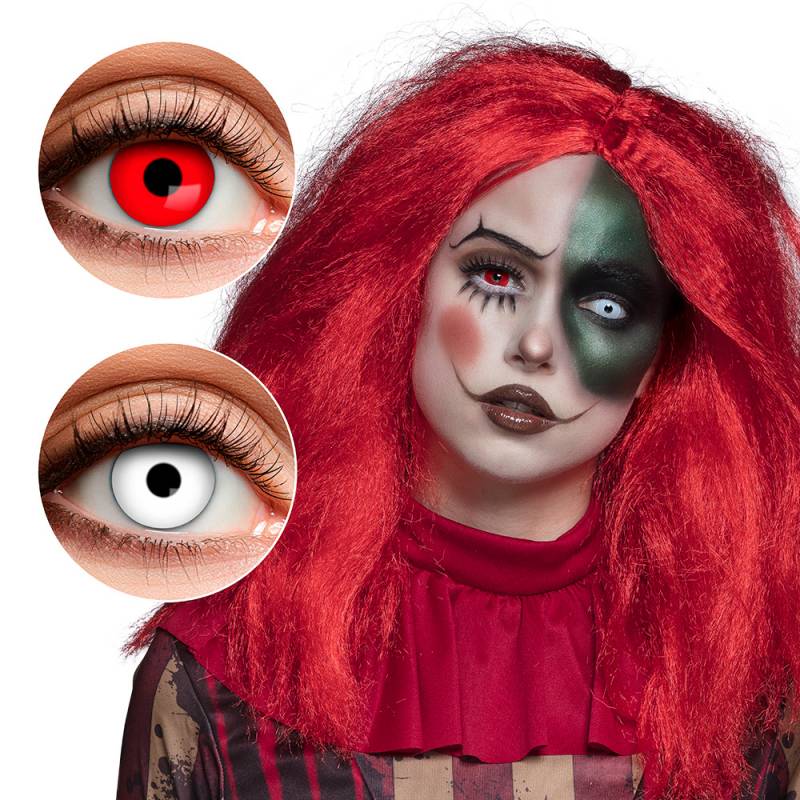 lentilles duo creepy clown