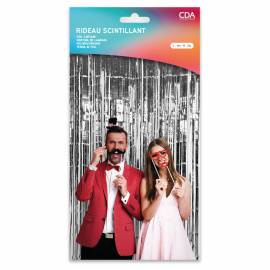 Rideau frangé or ou argent