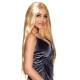 Perruque longue, blonde platine
