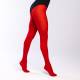 collant opaque rouge