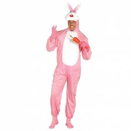 Costume lapin rose deguisement animaux